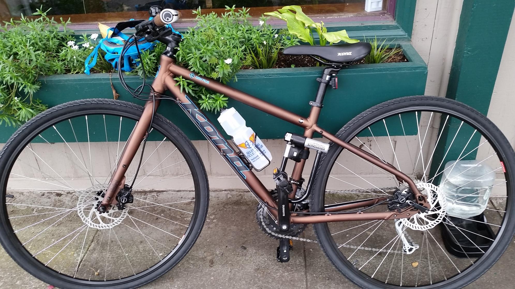2014 Kona Brown and Blue