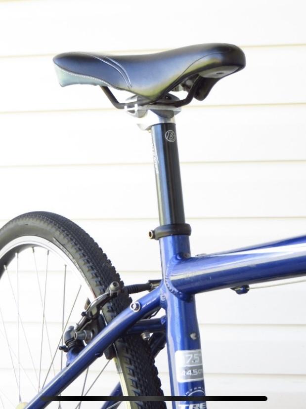 Trek alpha aluminum Blue, Black, and Silver, gray or bare metal