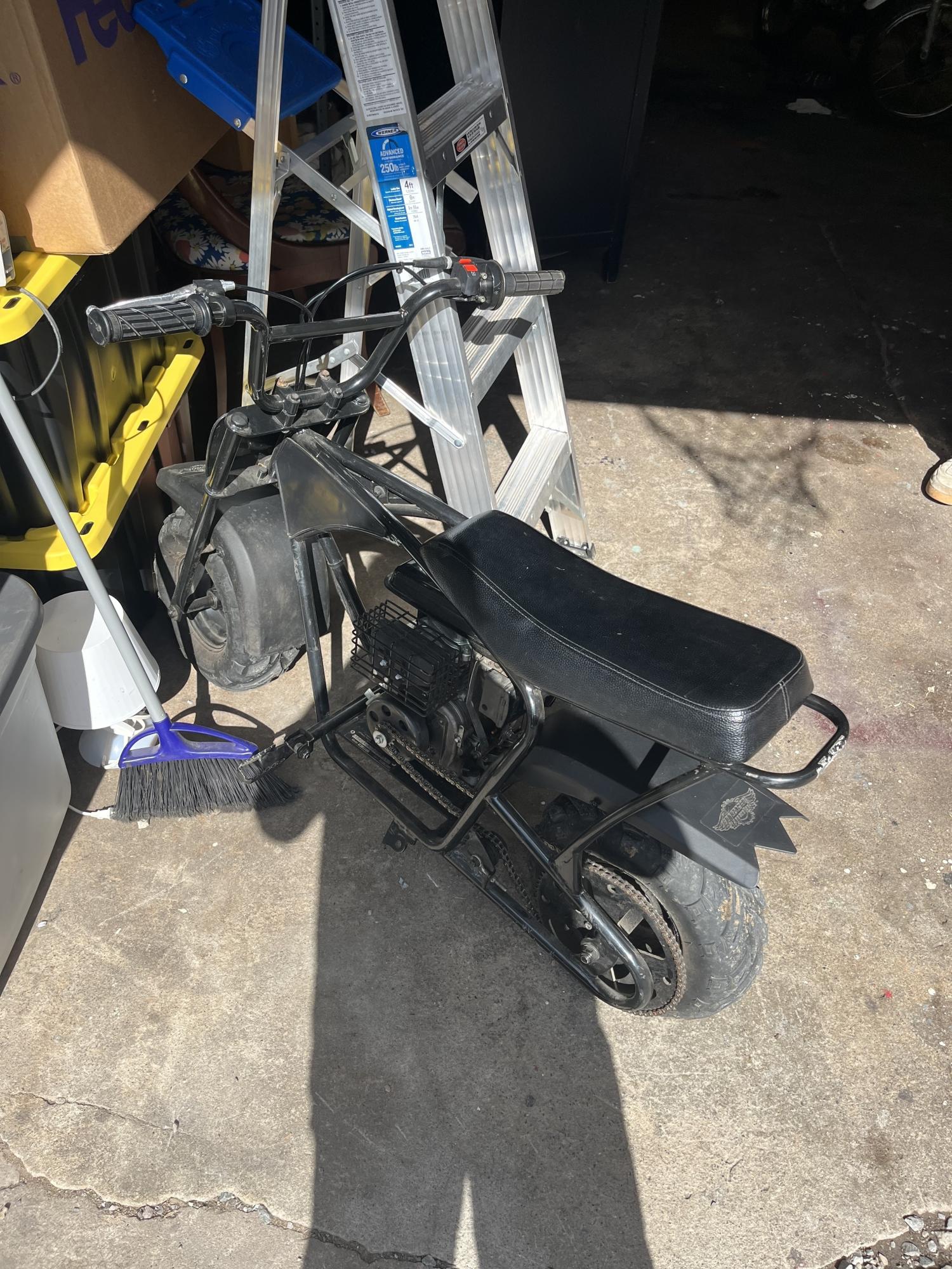 2024 Monster moto mini Moto mini 80cc Black