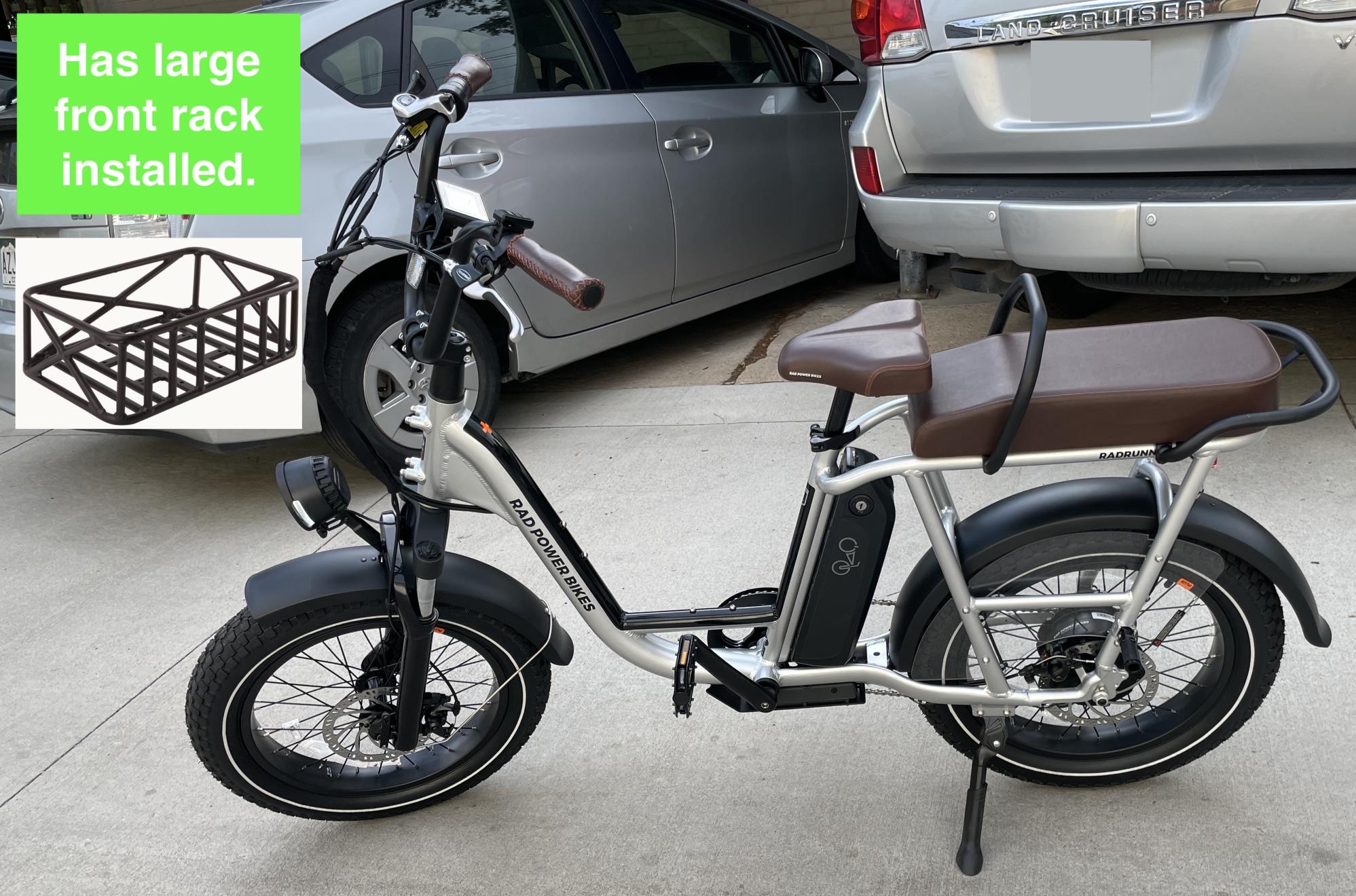 2022 Rad Power Bikes RadRunner Plus Silver, gray or bare metal