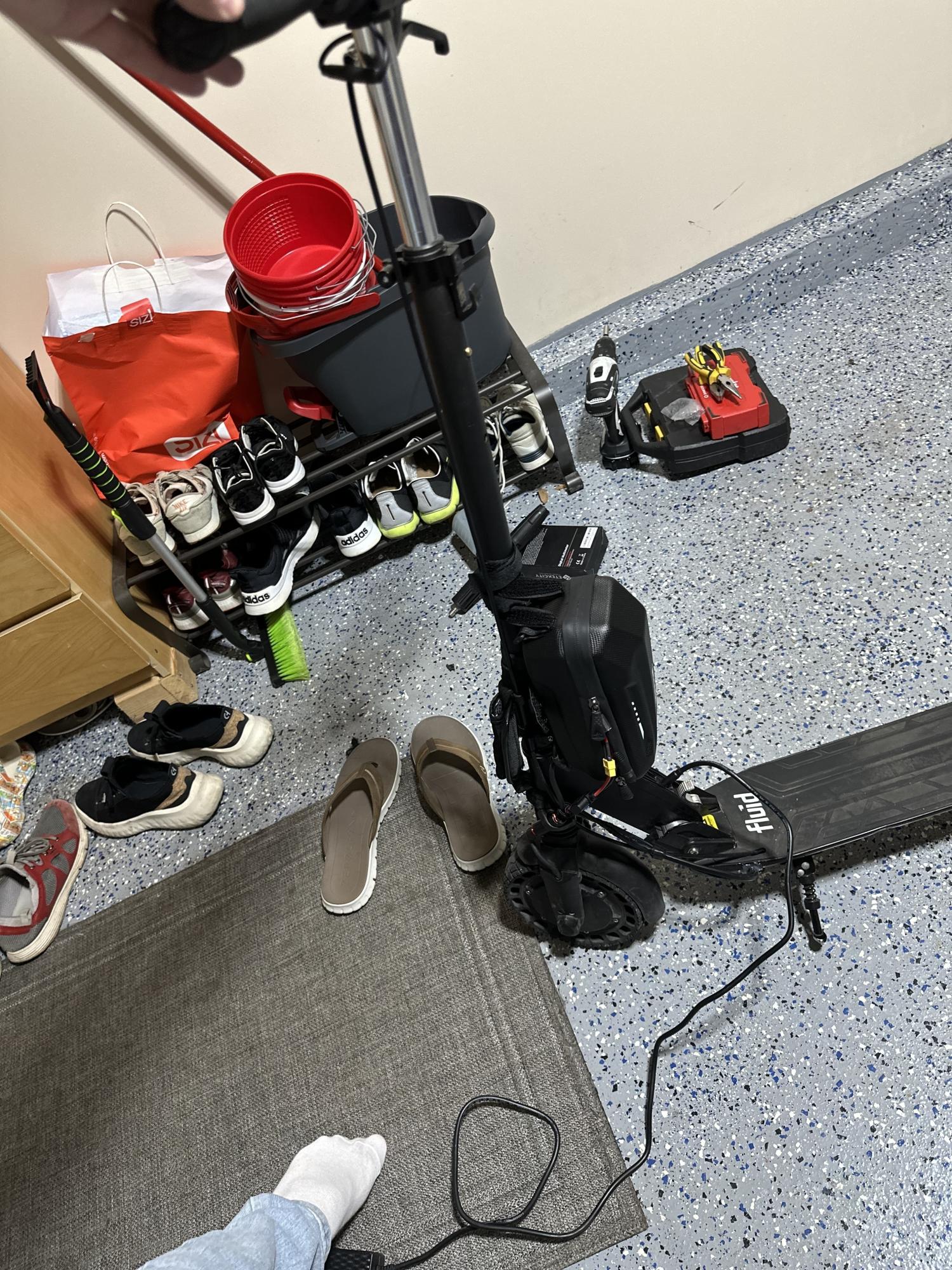 2021 Fluid Freeride Mosquito e-scooter Black