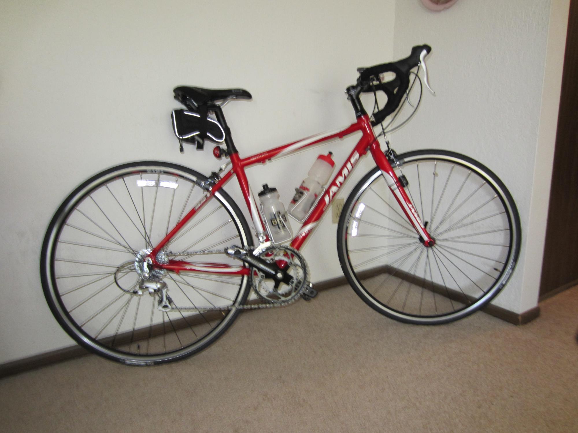 2009 Jamis  Red, White, and Black