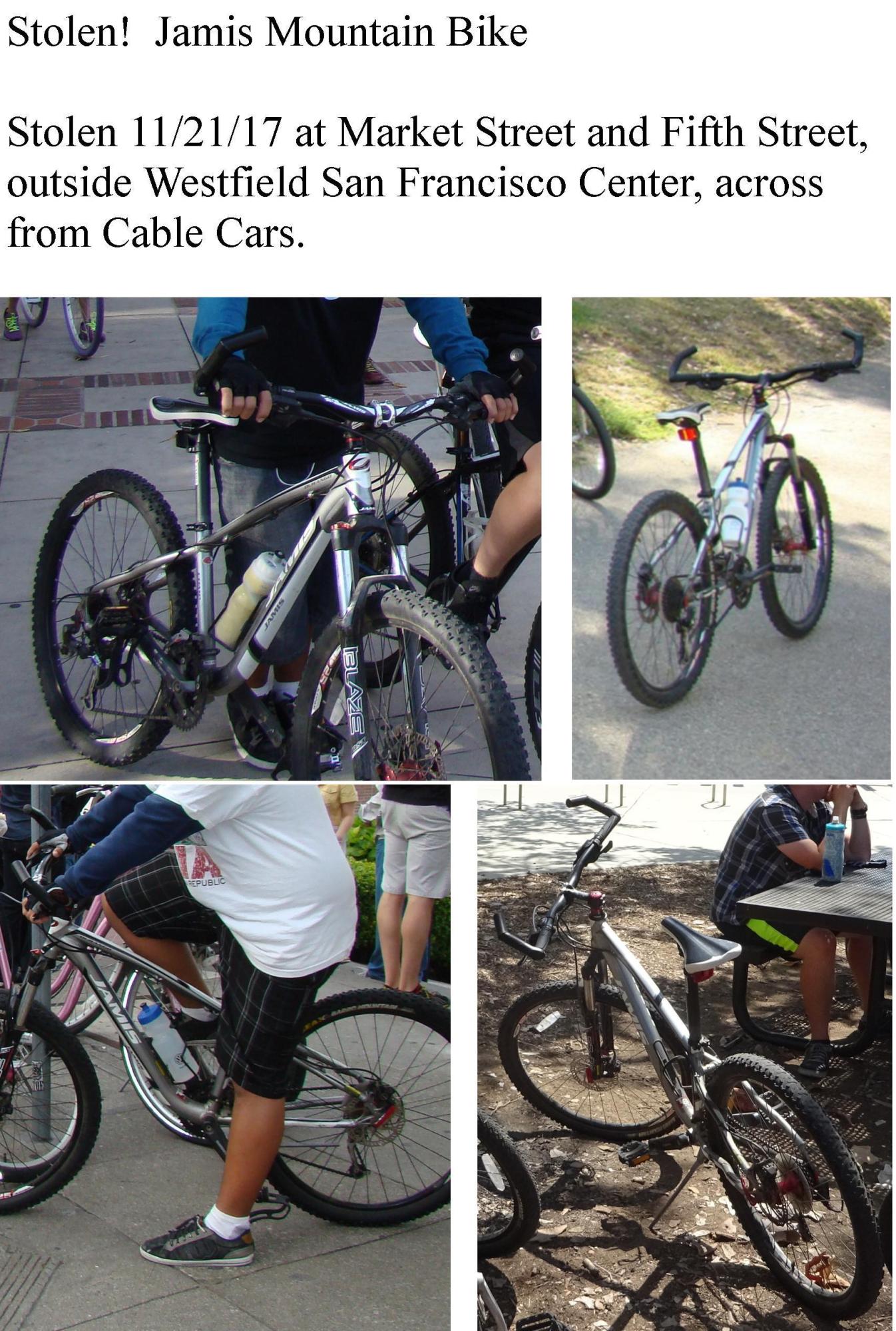 2013 Jamis Durango Silver, gray or bare metal