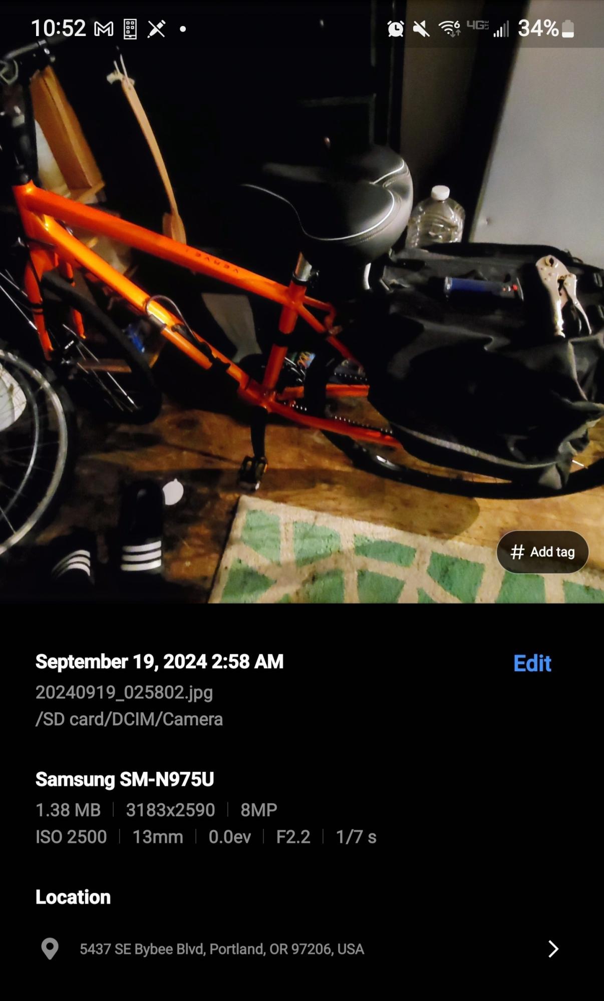 2020 Trek Verve 1 Orange