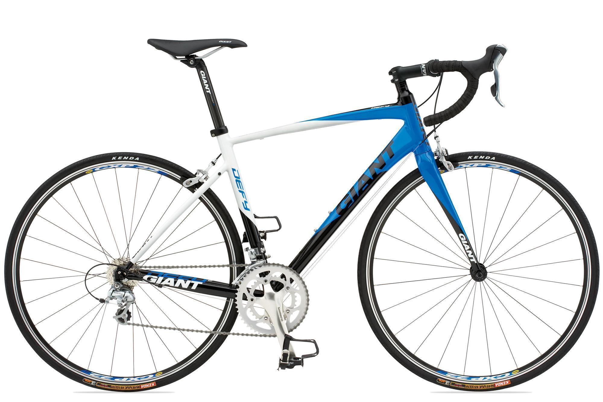 2009 Giant Defy 3 Blue, White, and Black