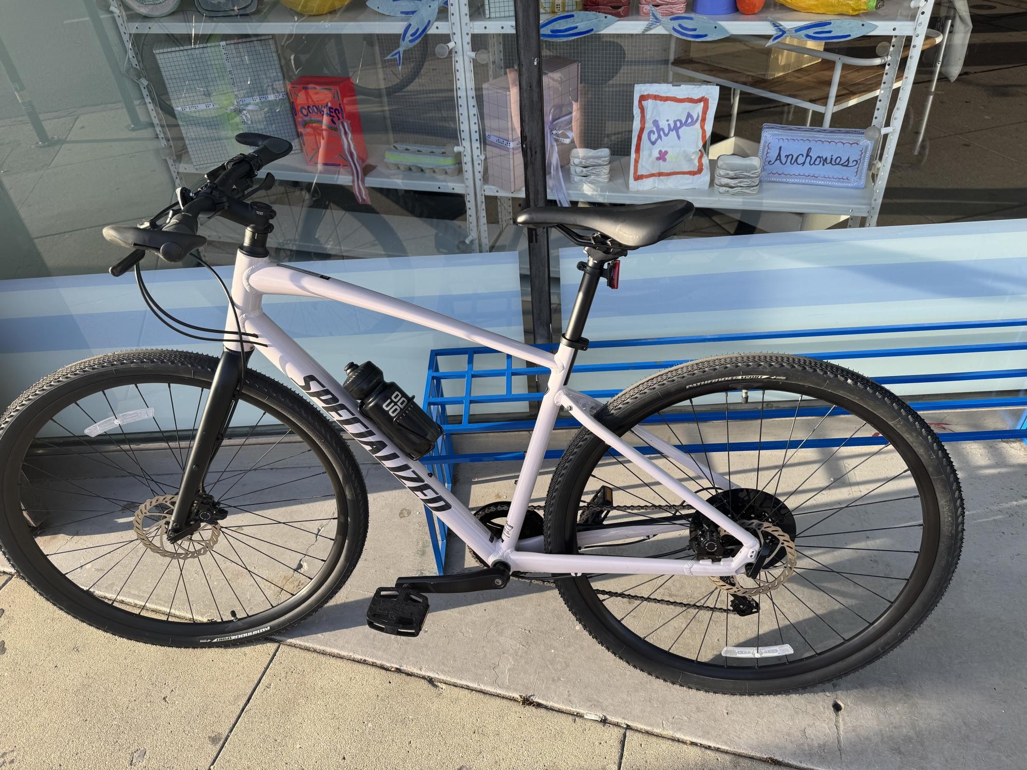 2022 Specialized Sirrus 2.0 Silver, gray or bare metal