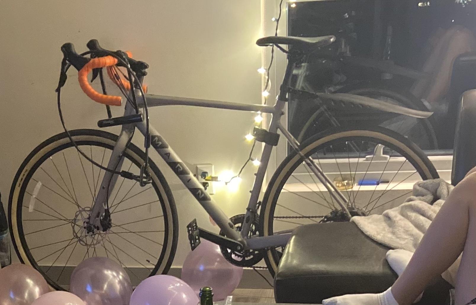 2022 Marin Bikes Lombard 1 Silver, gray or bare metal