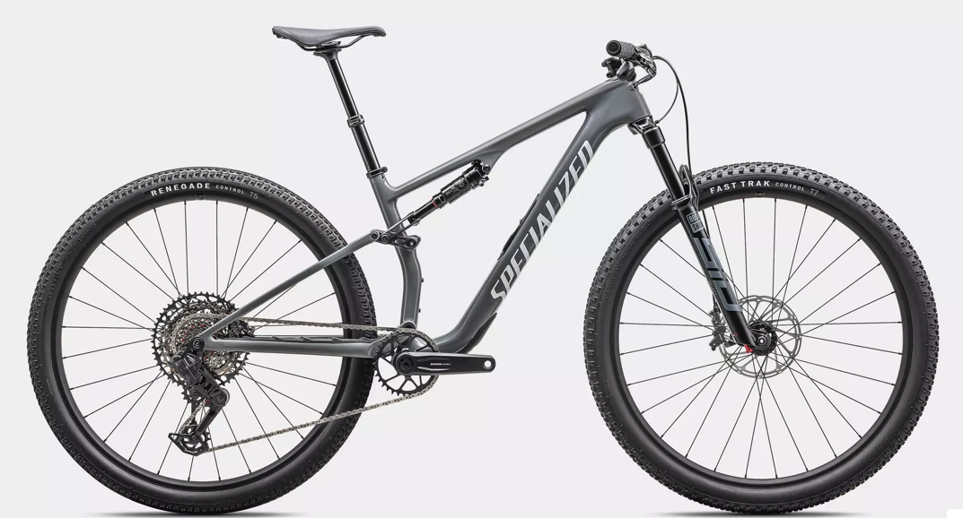 2024 Specialized Epic 8 Comp Silver, gray or bare metal