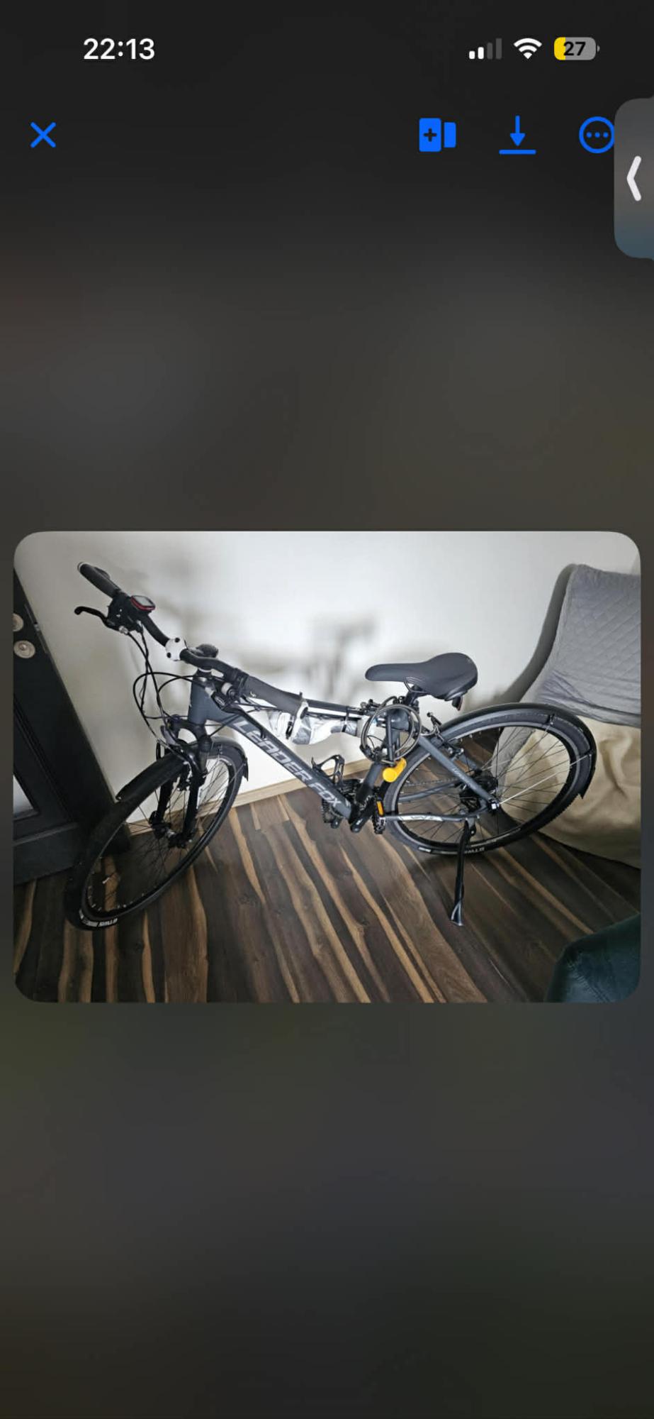 2026 Leader Bikes Leader Fox VIATIC GENT Silver, gray or bare metal