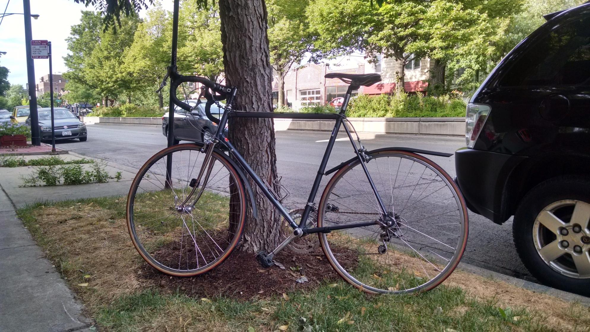 Gitane Silver, gray or bare metal