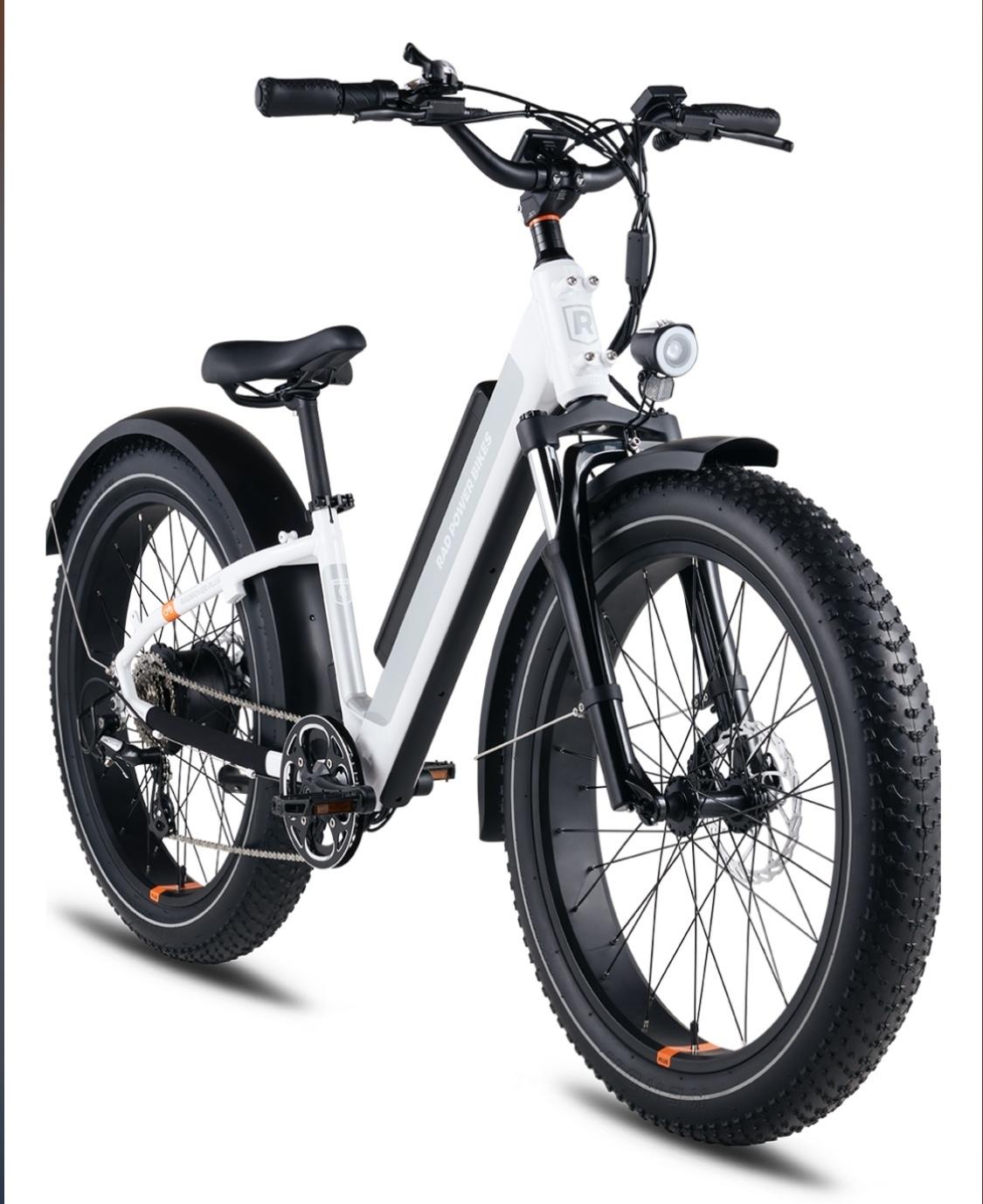 2021 Rad Power Bikes 6 plus step through White