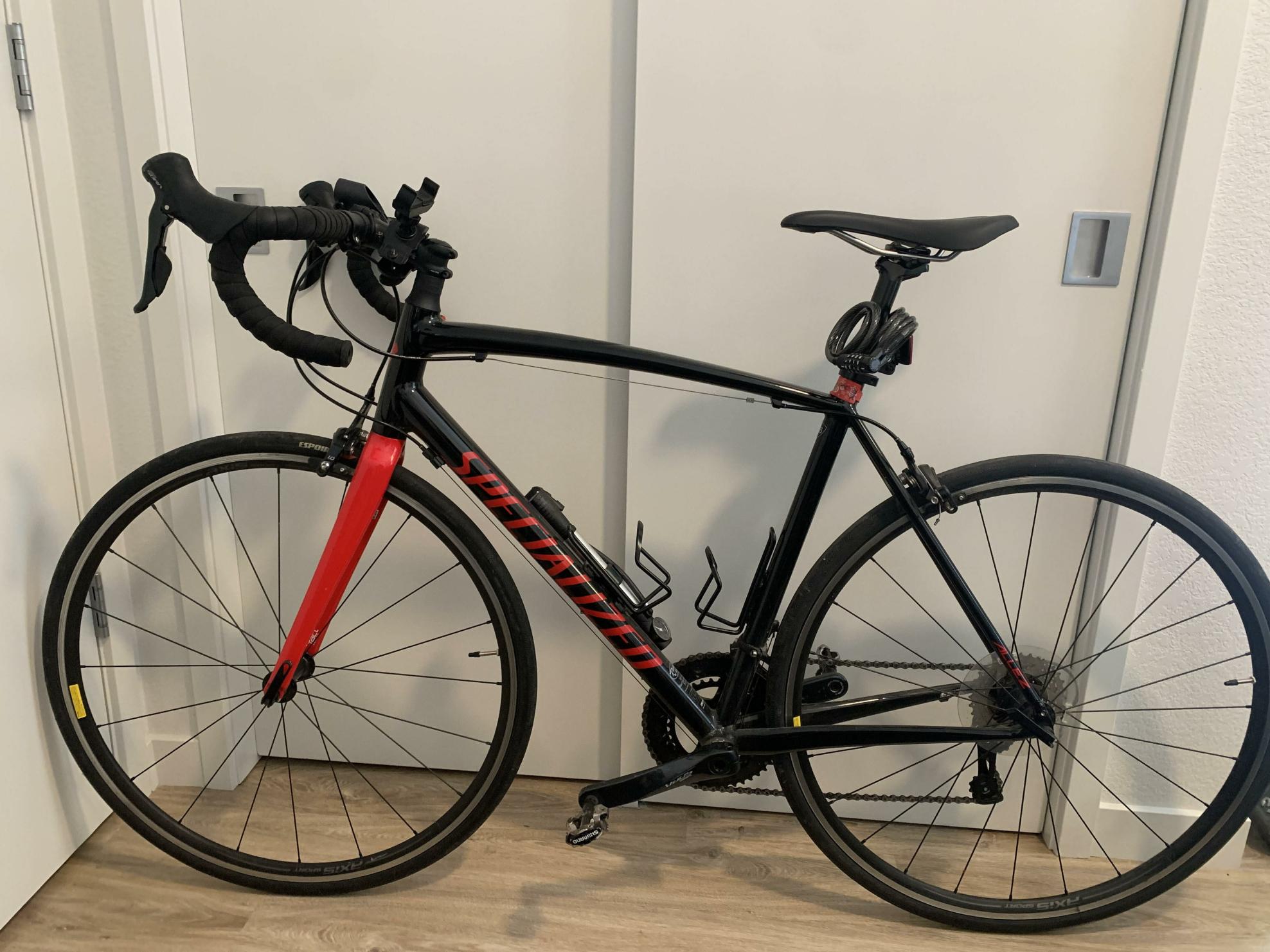 2017 Specialized Allez Sport Black and Red