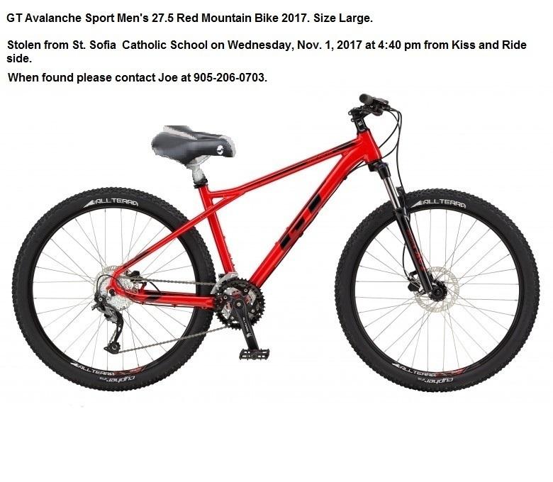 2017 GT Bicycles men's Red and Black