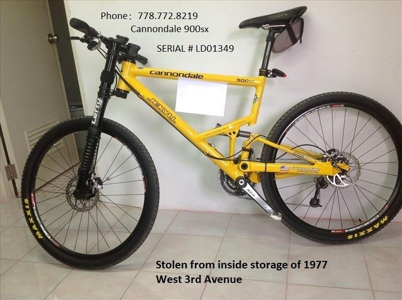 2001 Cannondale Lefty Jeykll 900sx  Yellow or Gold