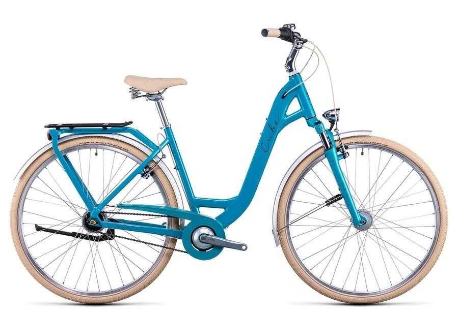 2022 Cube Ella Cruise aquamarine'n'black Easy E... Teal