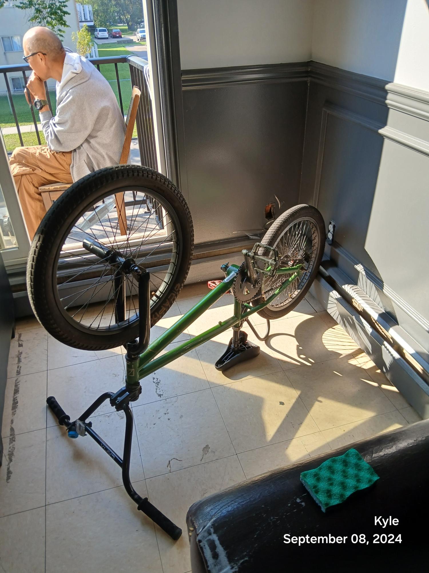 Home built Bmx Green