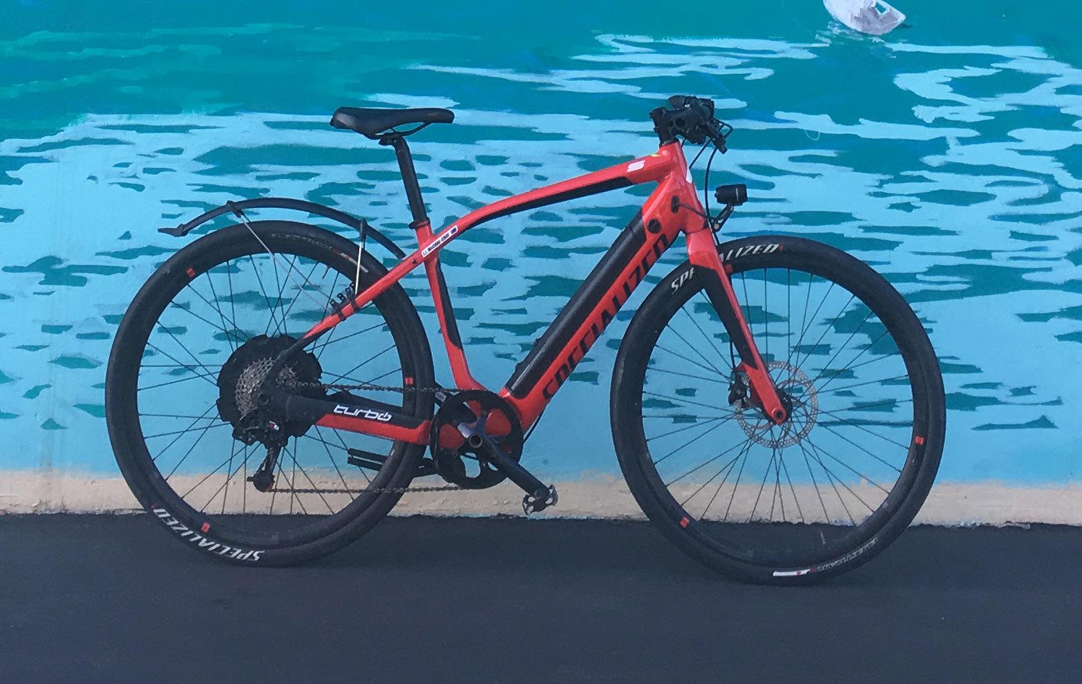 2015 Specialized Turbo S e-bike Red