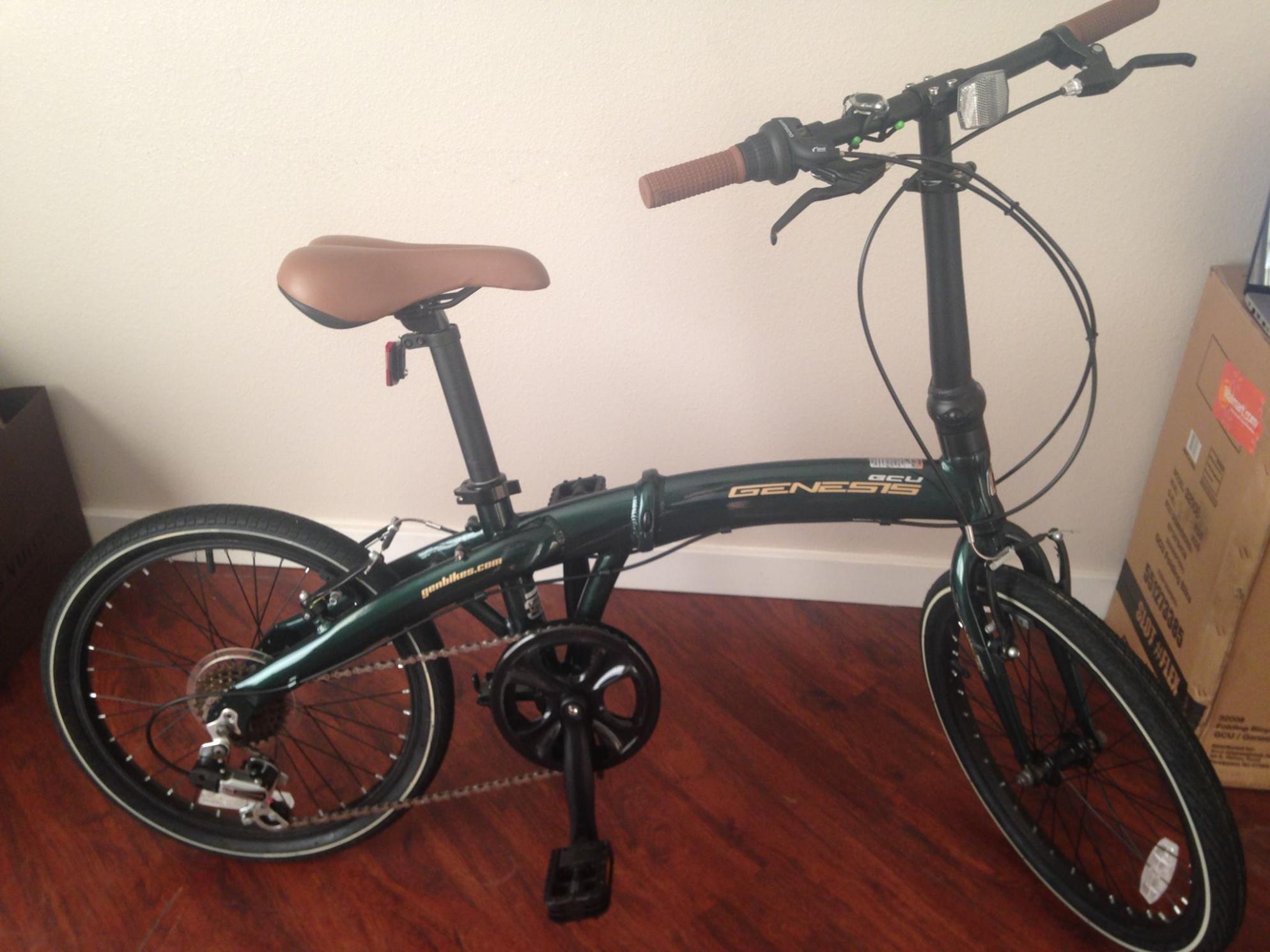 2014 Genesis GCU Folding Bike Green