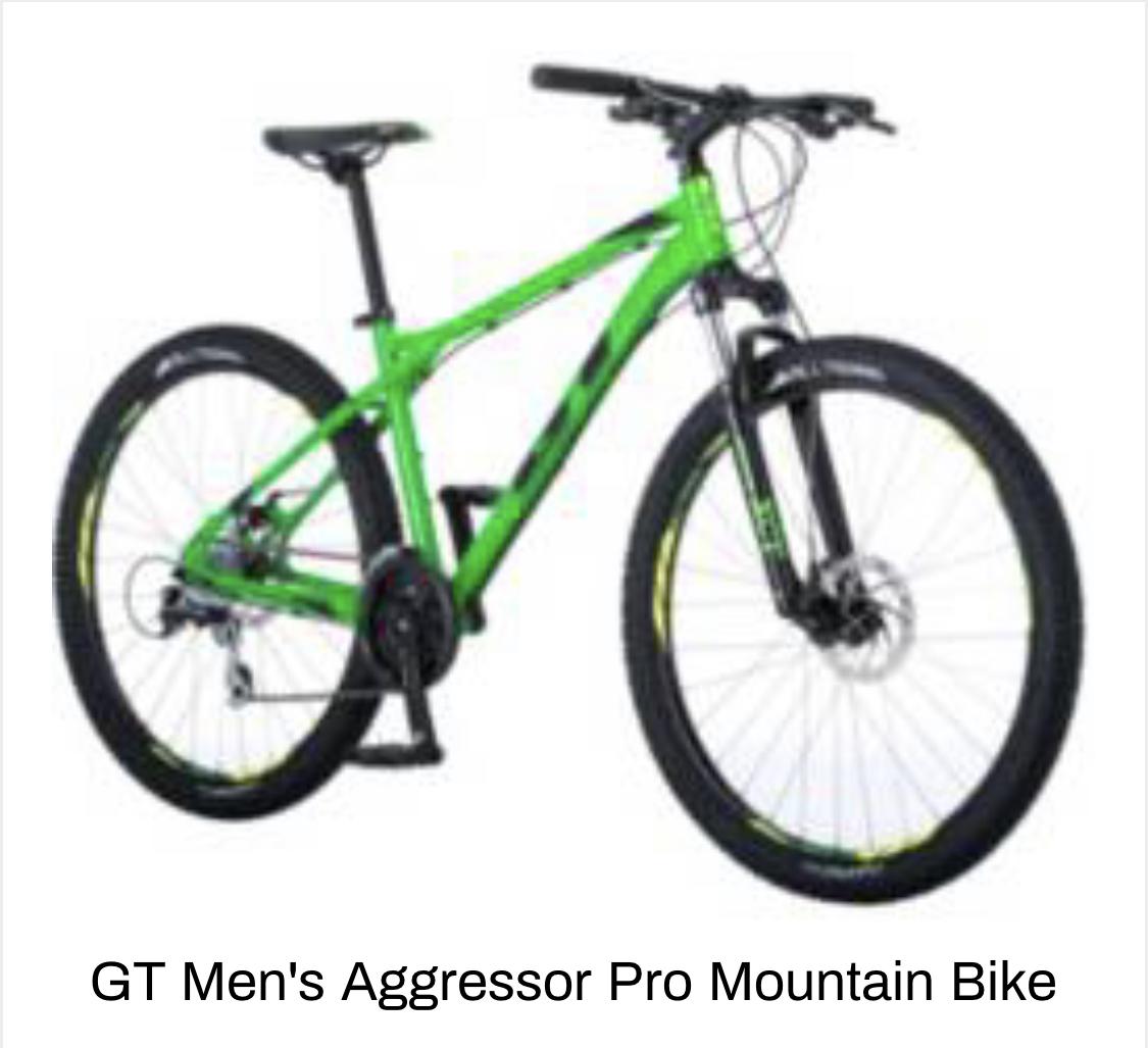 2021 GT Bicycles Aggressor Green and Yellow or Gold