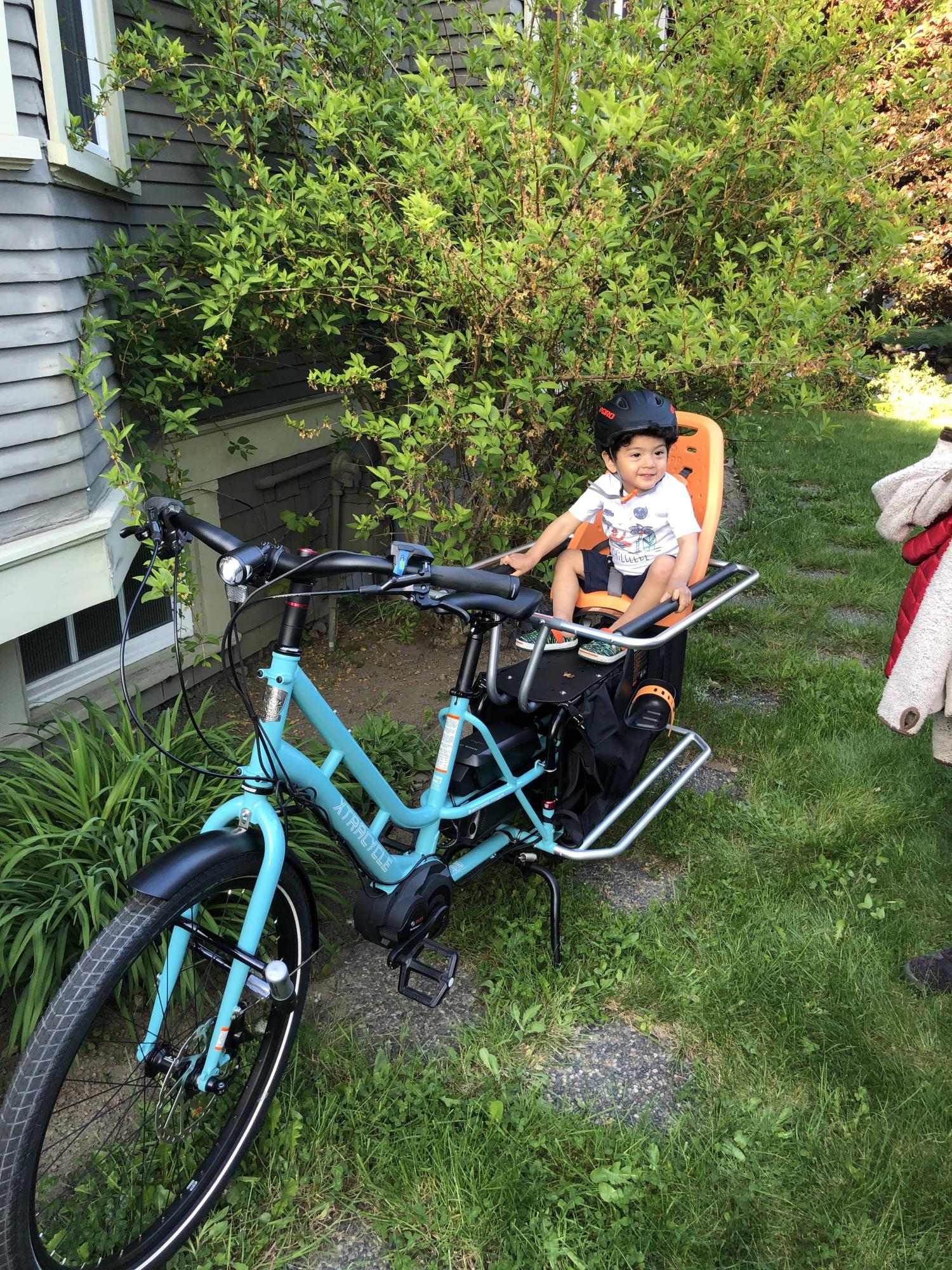 2019 Xtracycle Edgerunner eSwoop cargo bike (rear storage) Blue
