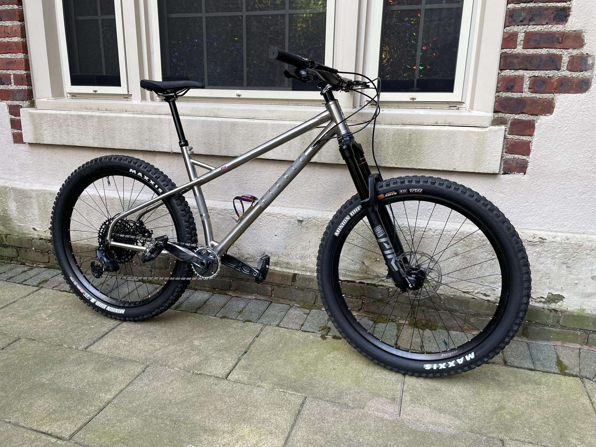 2022 Ribble Hi Ti Silver, gray or bare metal