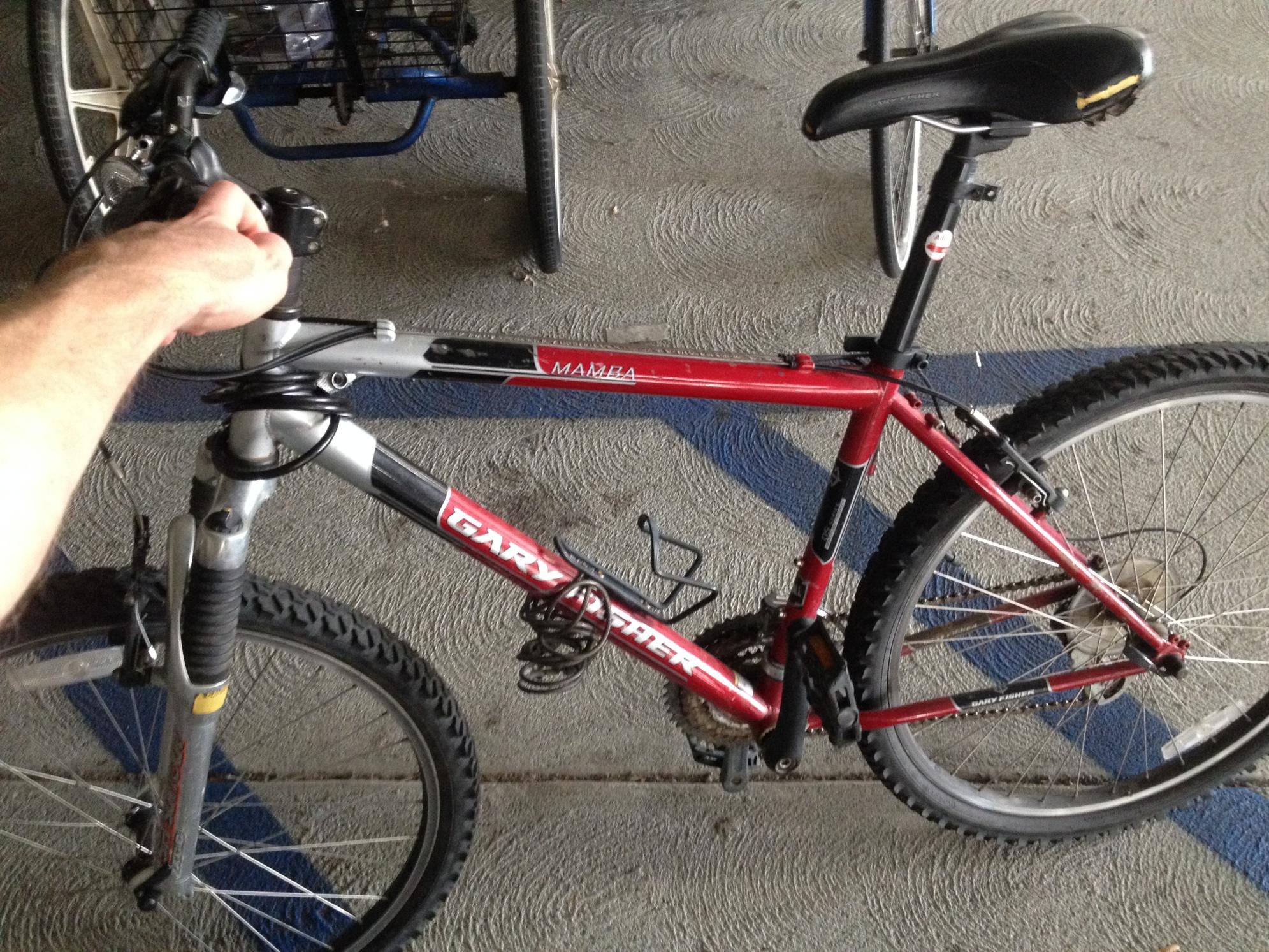 2000 Gary Fisher Mamba Red, Black, and Silver or Gray