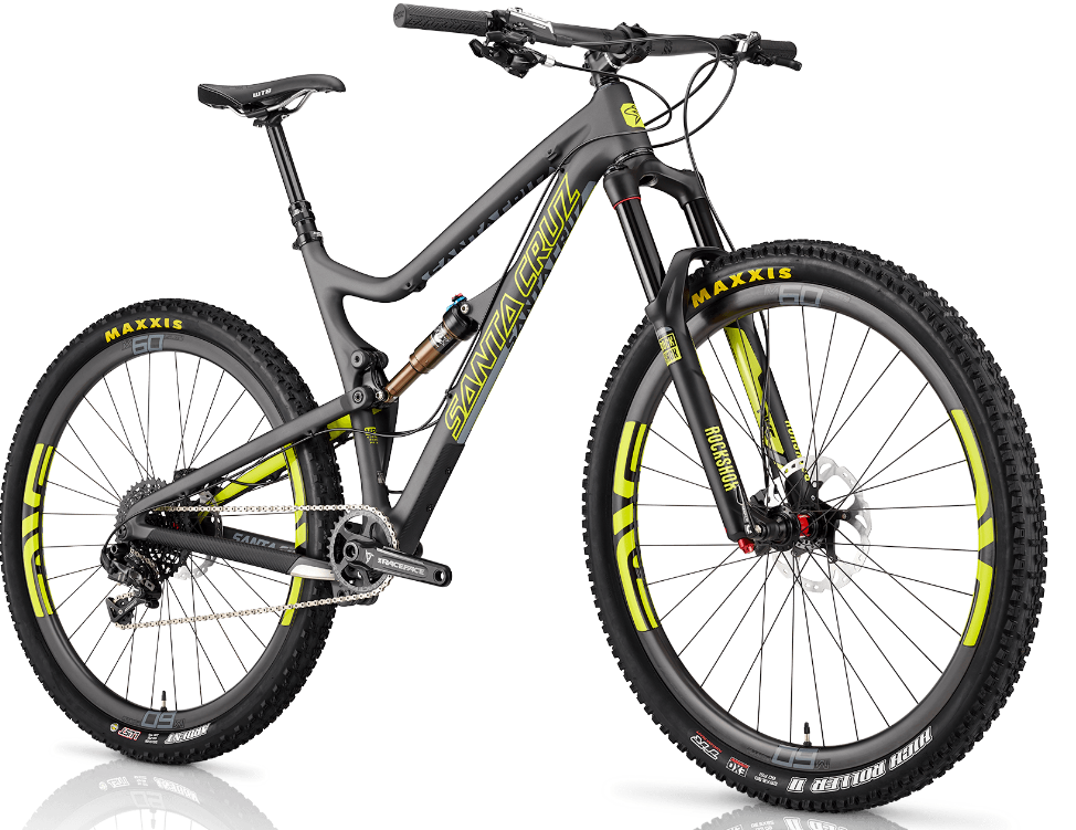 2015 Santa Cruz Tallboy LT XXL - Carbon Black and Yellow or Gold