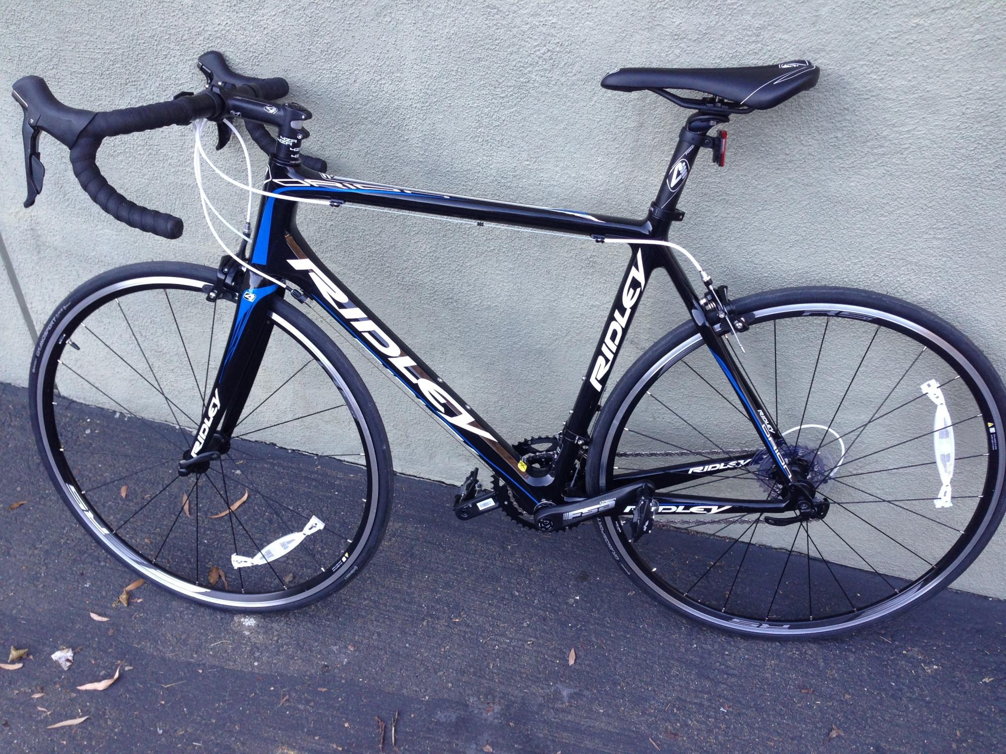 2014 Ridley Orion  Black and Blue