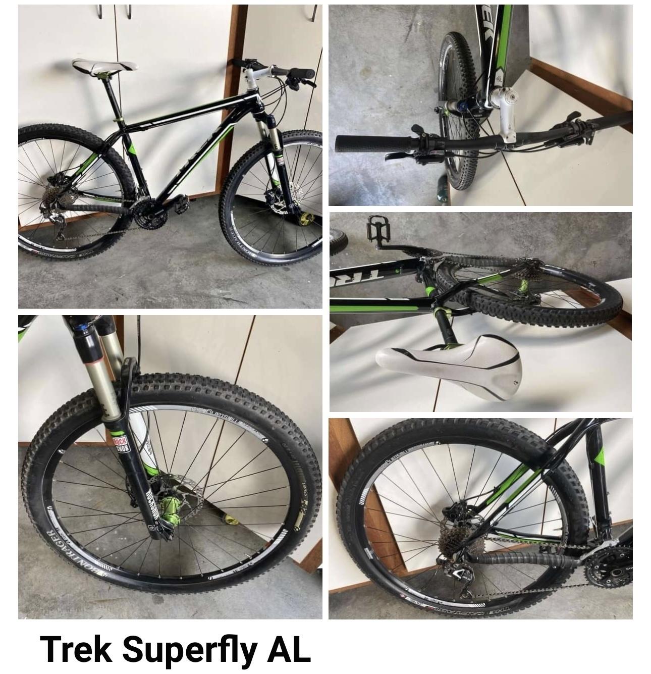 2013 Trek Superfly AL Black, Green, and White