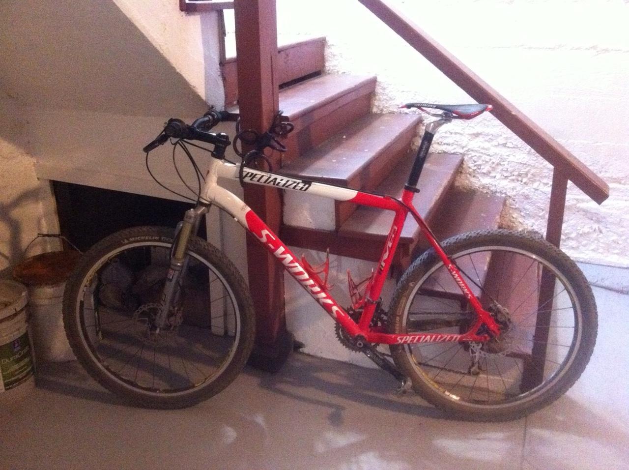 2004 Specialized S-Works Hardtail M5 Red and White