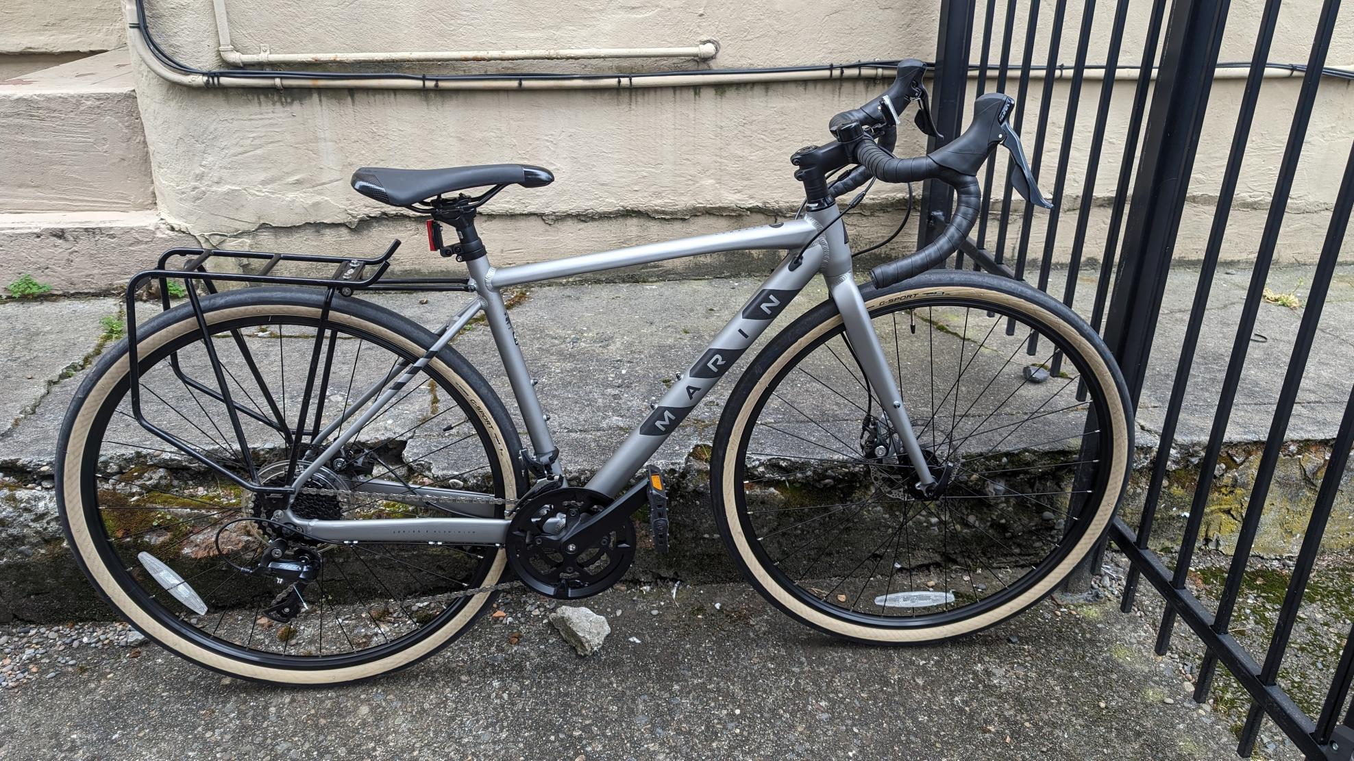 2024 Marin Bikes Lombard Silver, gray or bare metal