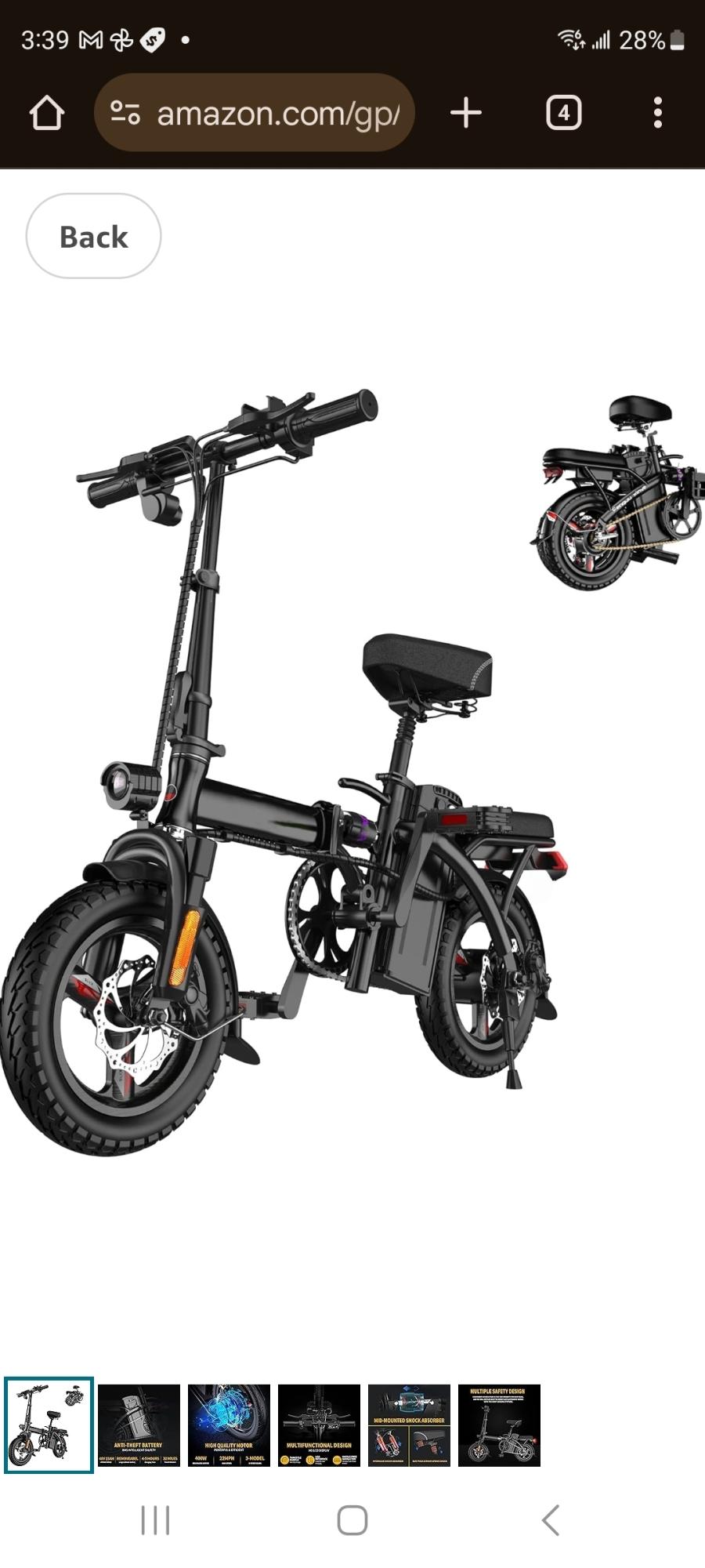 2024 Lectric eBikes Ebkarocy Black