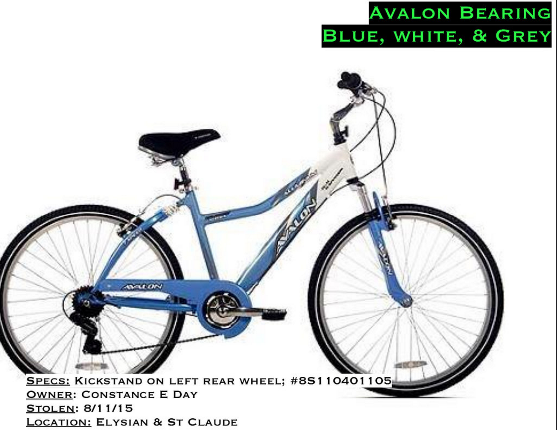 Avalon Bearing Blue and White