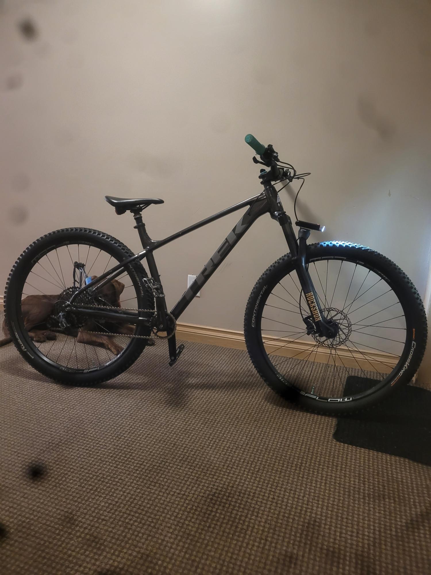 2021 Trek Roscoe 7 Silver, gray or bare metal