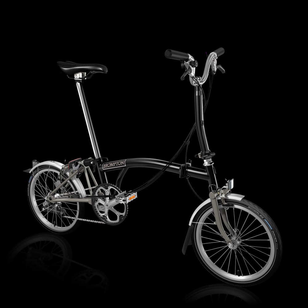 2021 Brompton Bicycle M6L-X Black