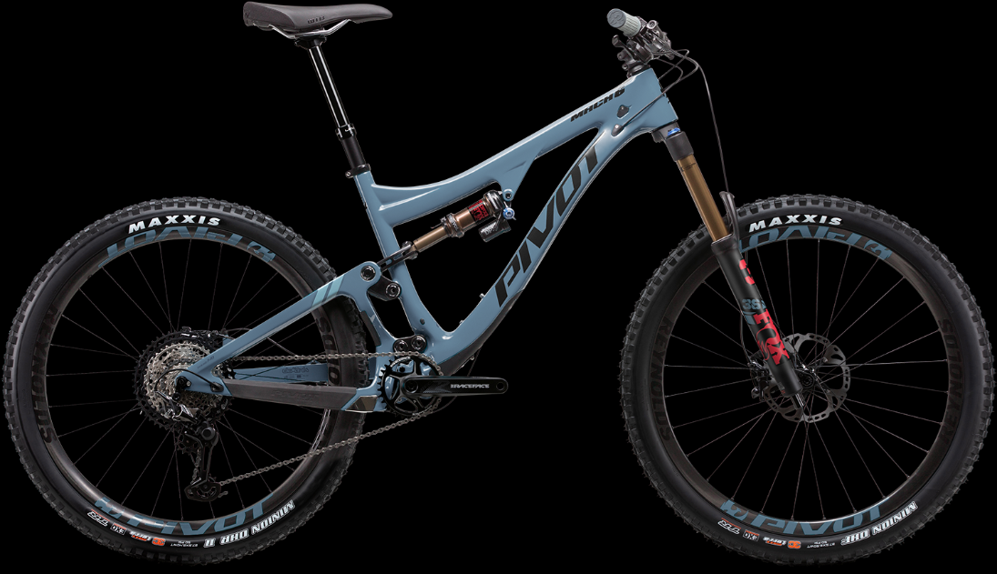 2021 Pivot Mach 6 Silver, gray or bare metal and Black