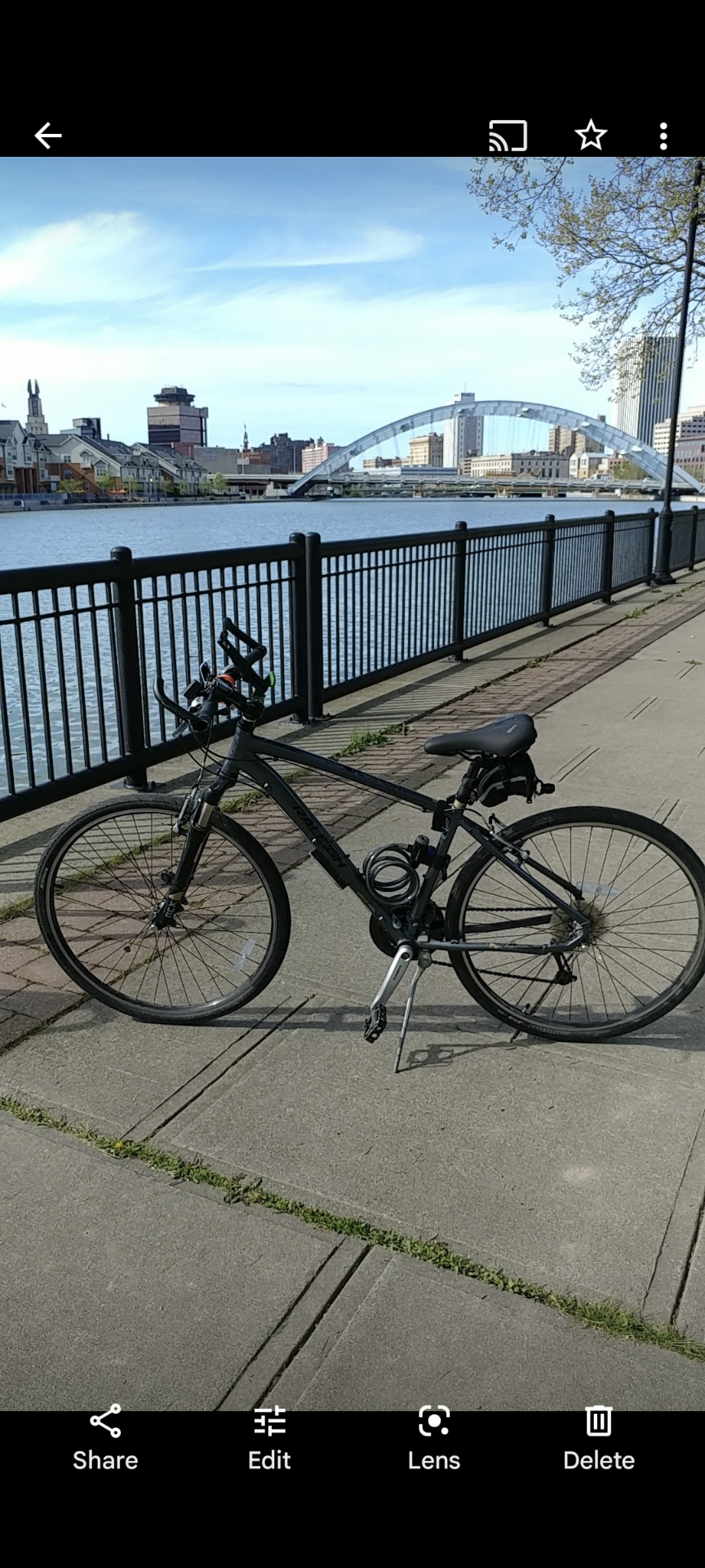 2013 Raleigh Misceo Trail 1.0 Silver, gray or bare metal