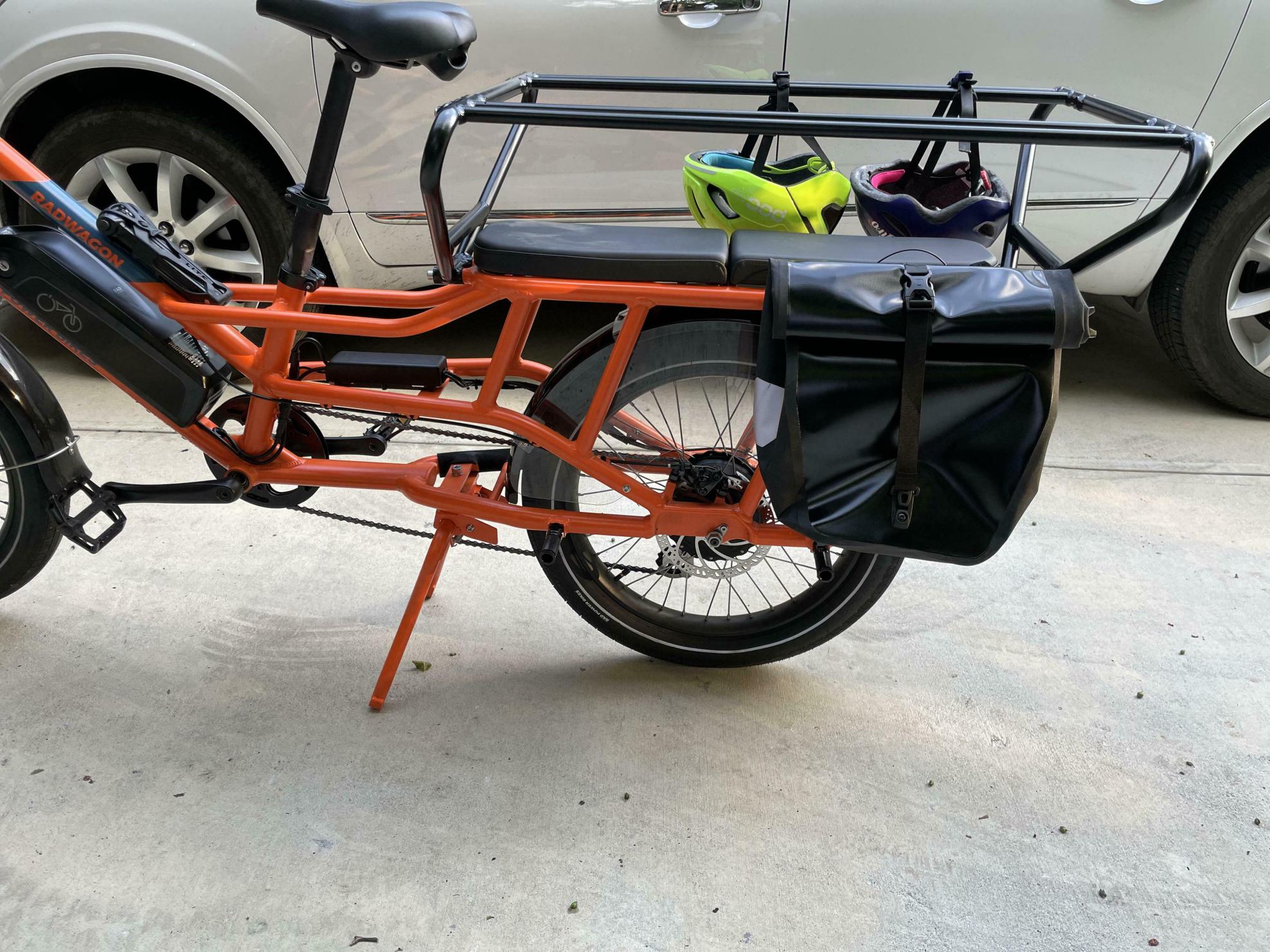 2021 Rad Power Bikes RadWagon 4 cargo bike (rear storage) Orange
