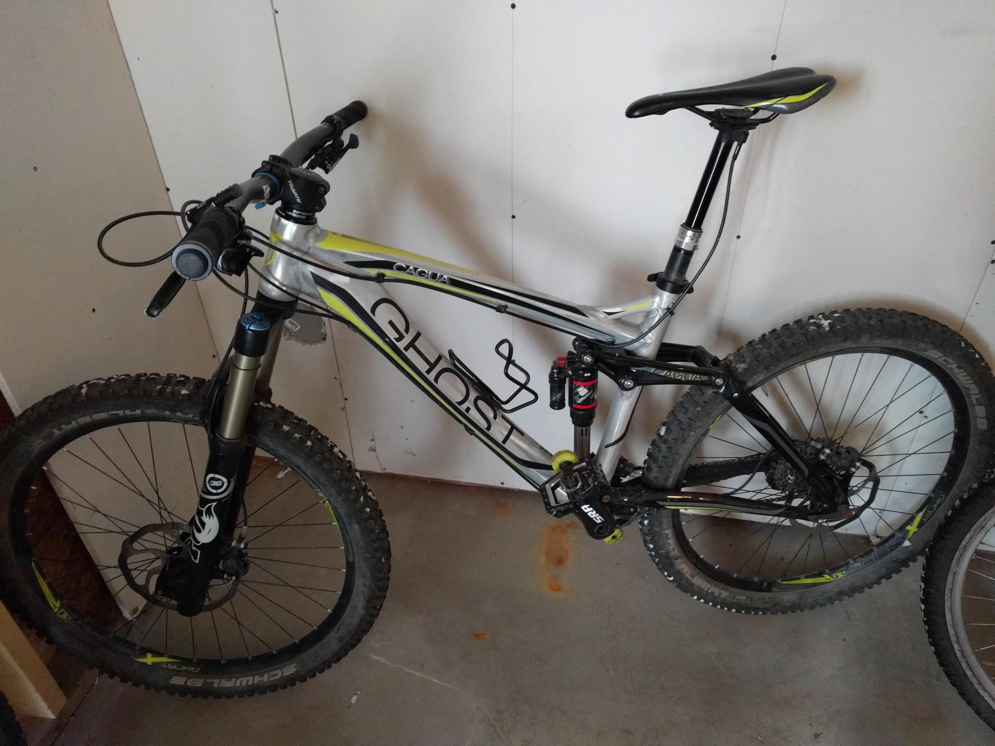 2012 Ghost Cagua Silver, gray or bare metal