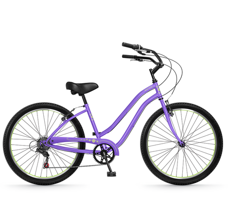 Phat Cycles female beach cruiser Purple