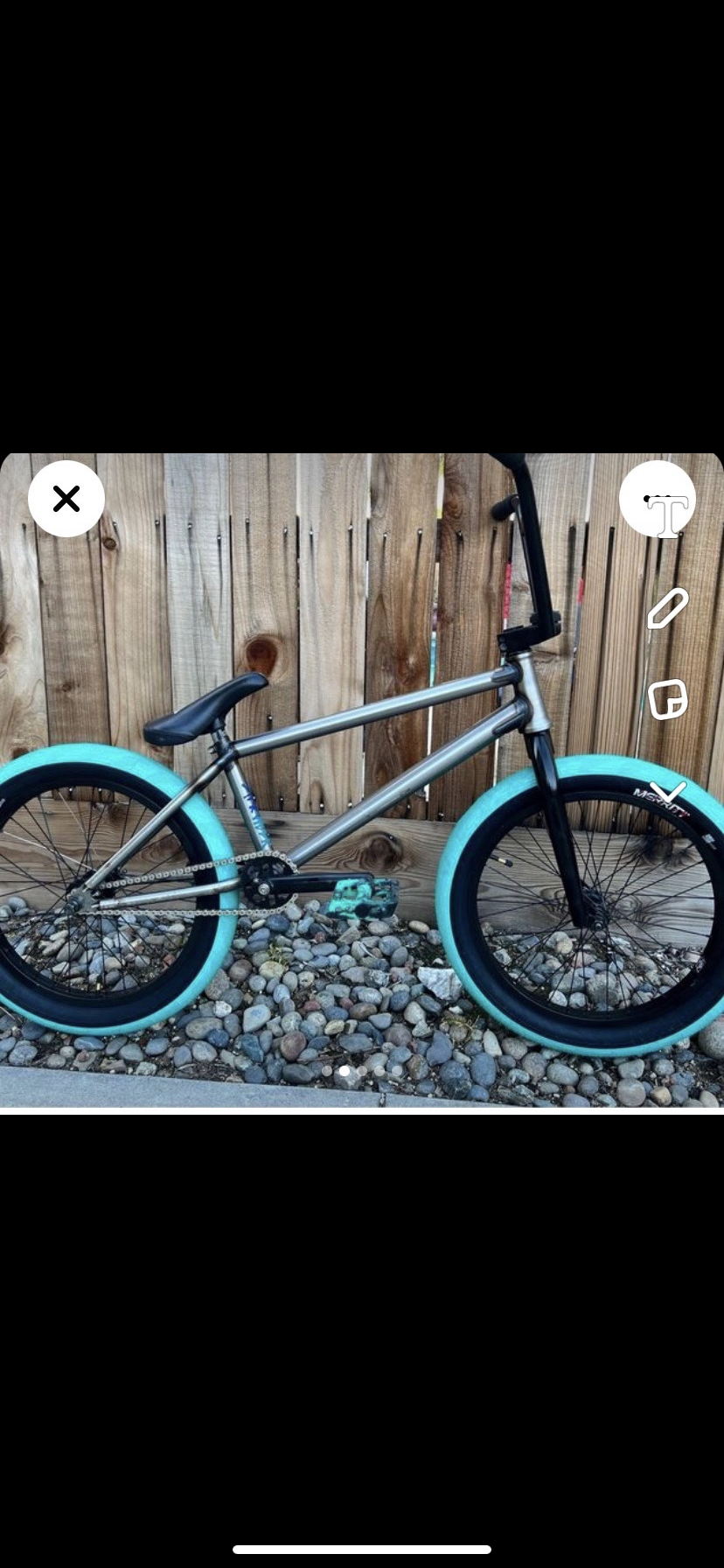 2022 Total BMX STRANGER Silver, gray or bare metal