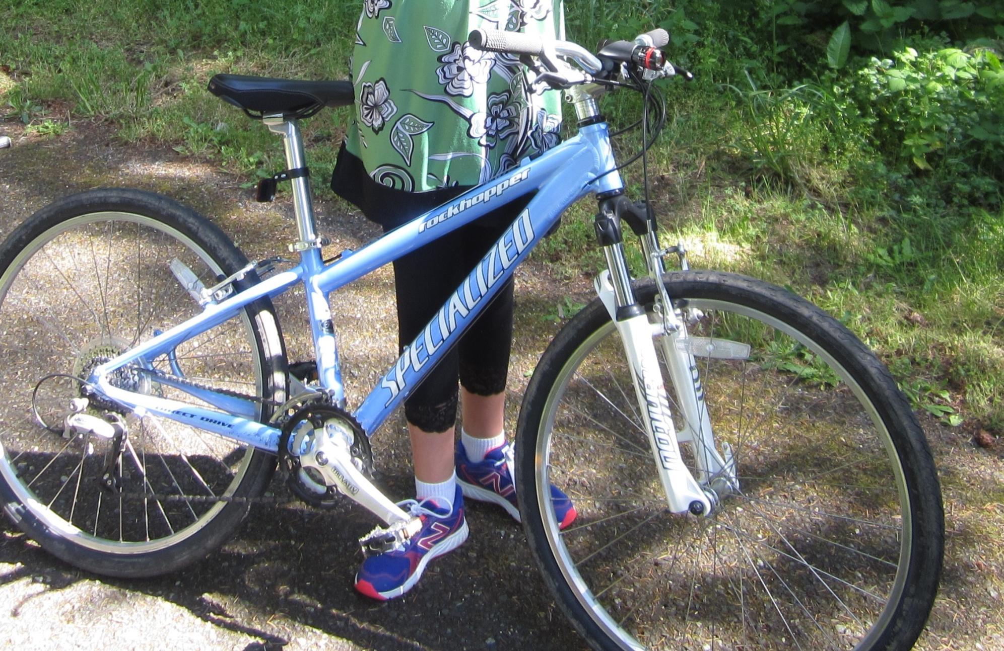 Specialized Rockhopper Blue and White