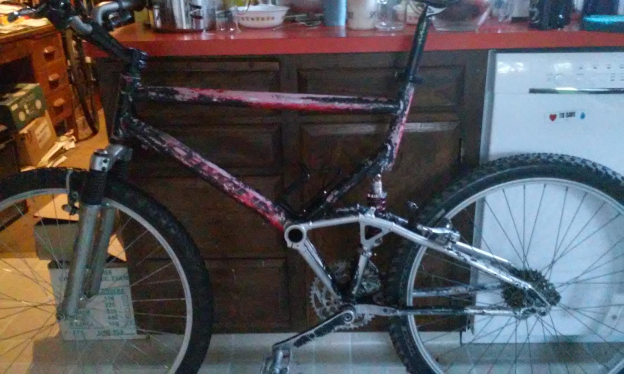 1997 Schwinn s20 full suspension homegrown xtr Red