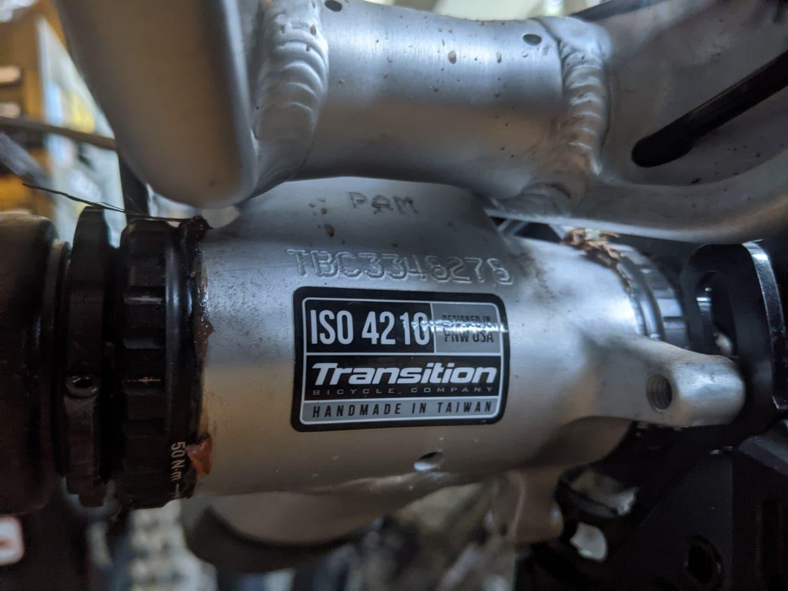 2021 Transition Bikes Patrol Silver, gray or bare metal