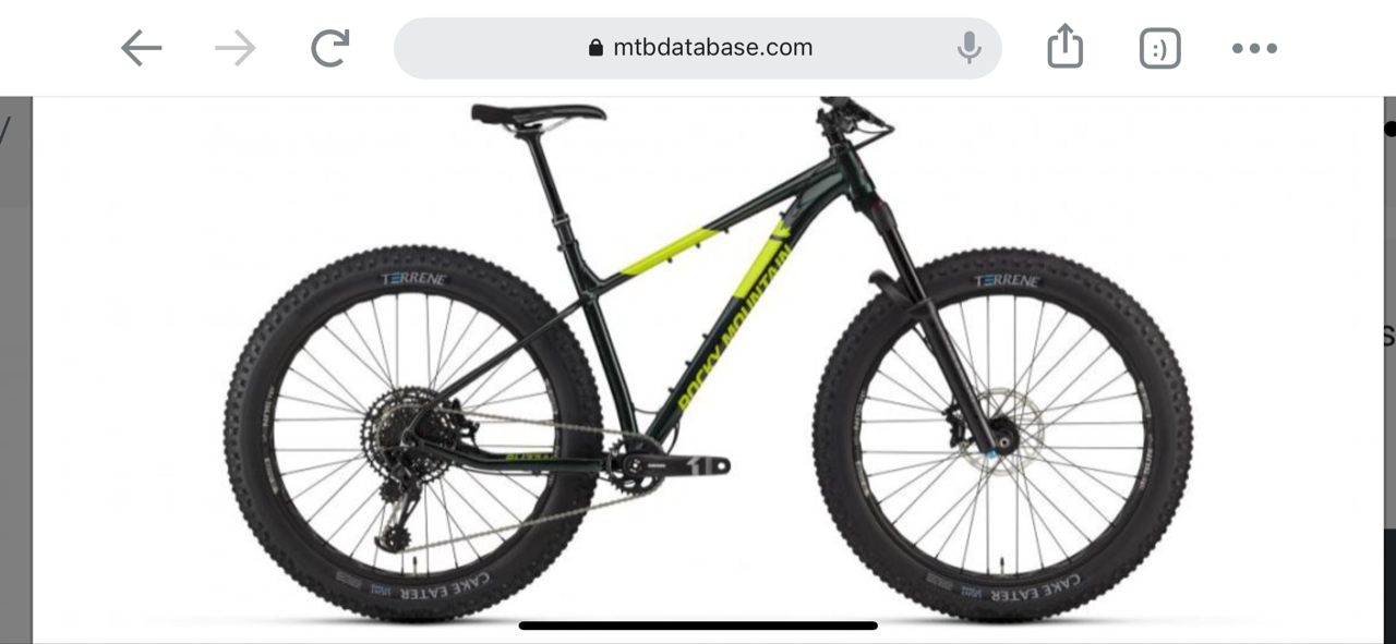 2020 Rocky Mountain Bicycles BLIZZARD 50 Green