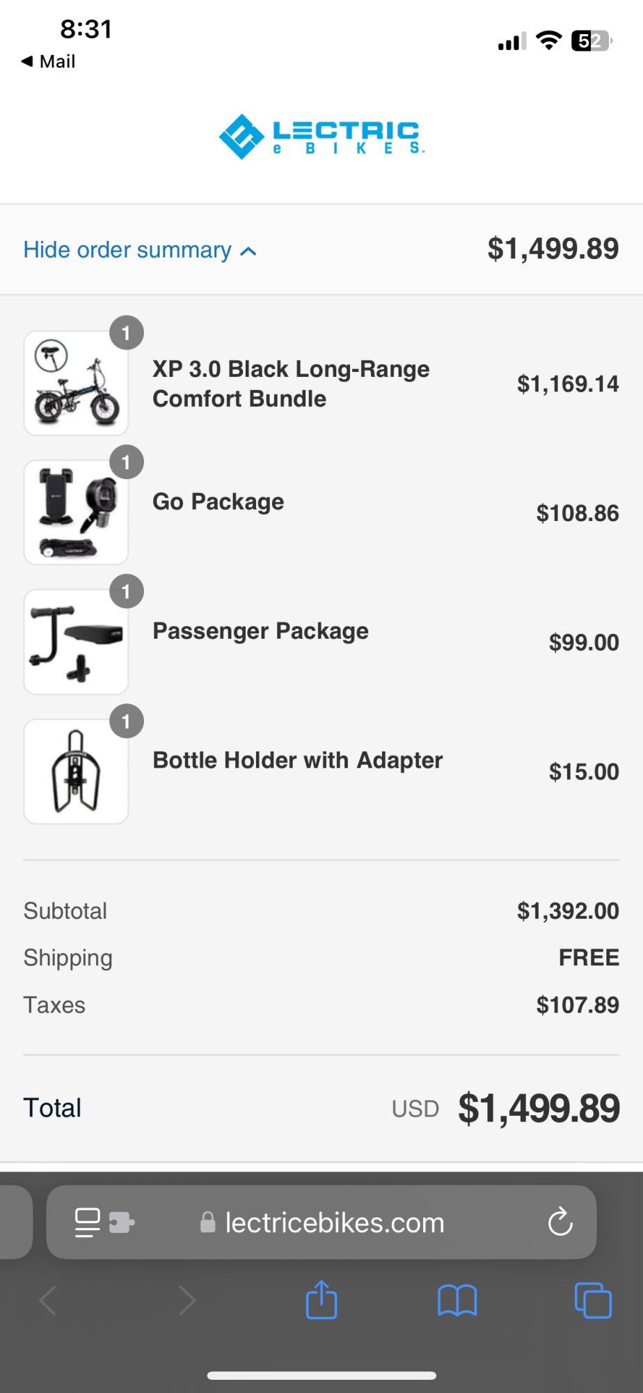 2024 Lectric eBikes XP 3.0 Black