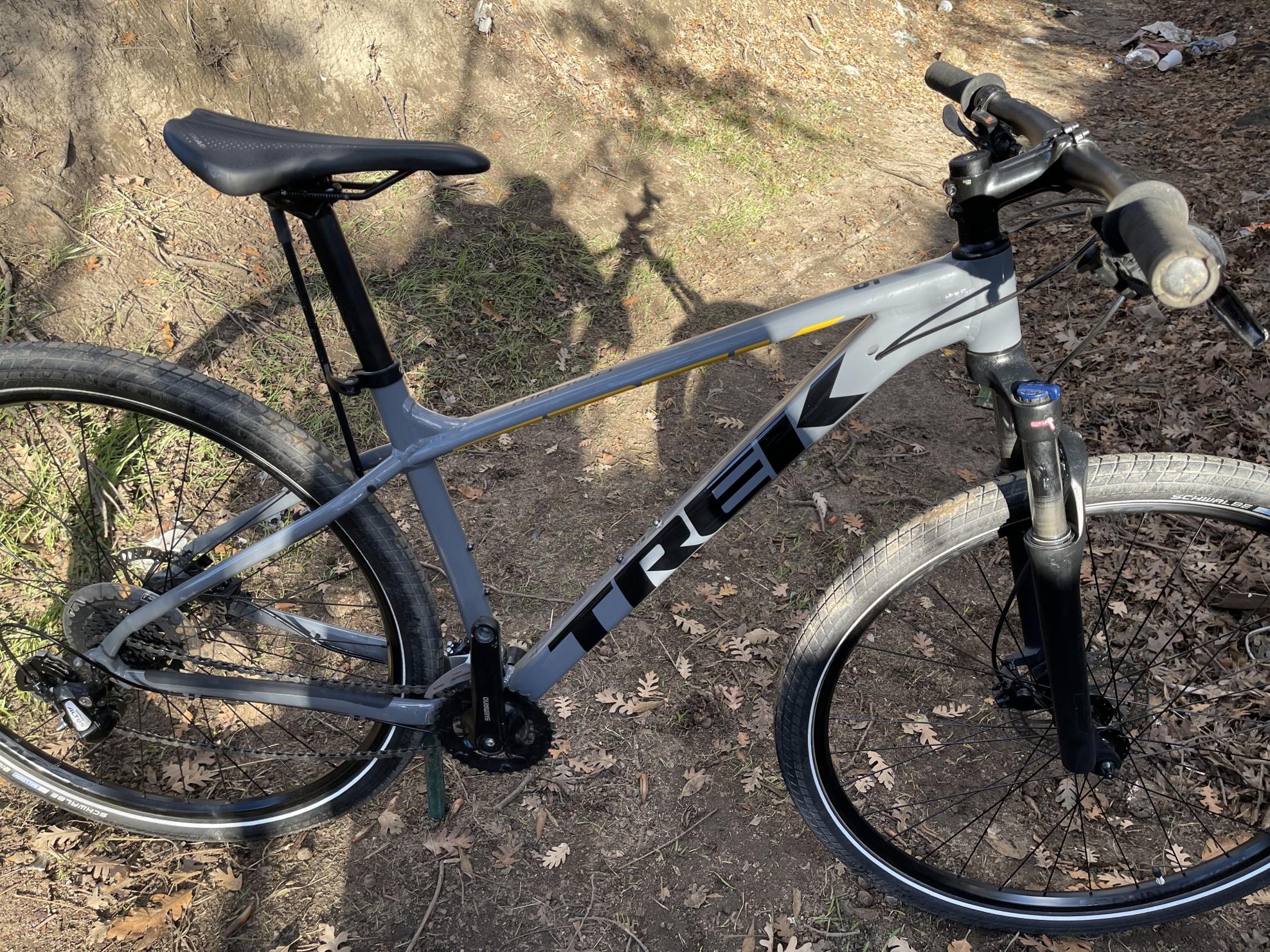 2022 Trek Mountain bike Silver, gray or bare metal