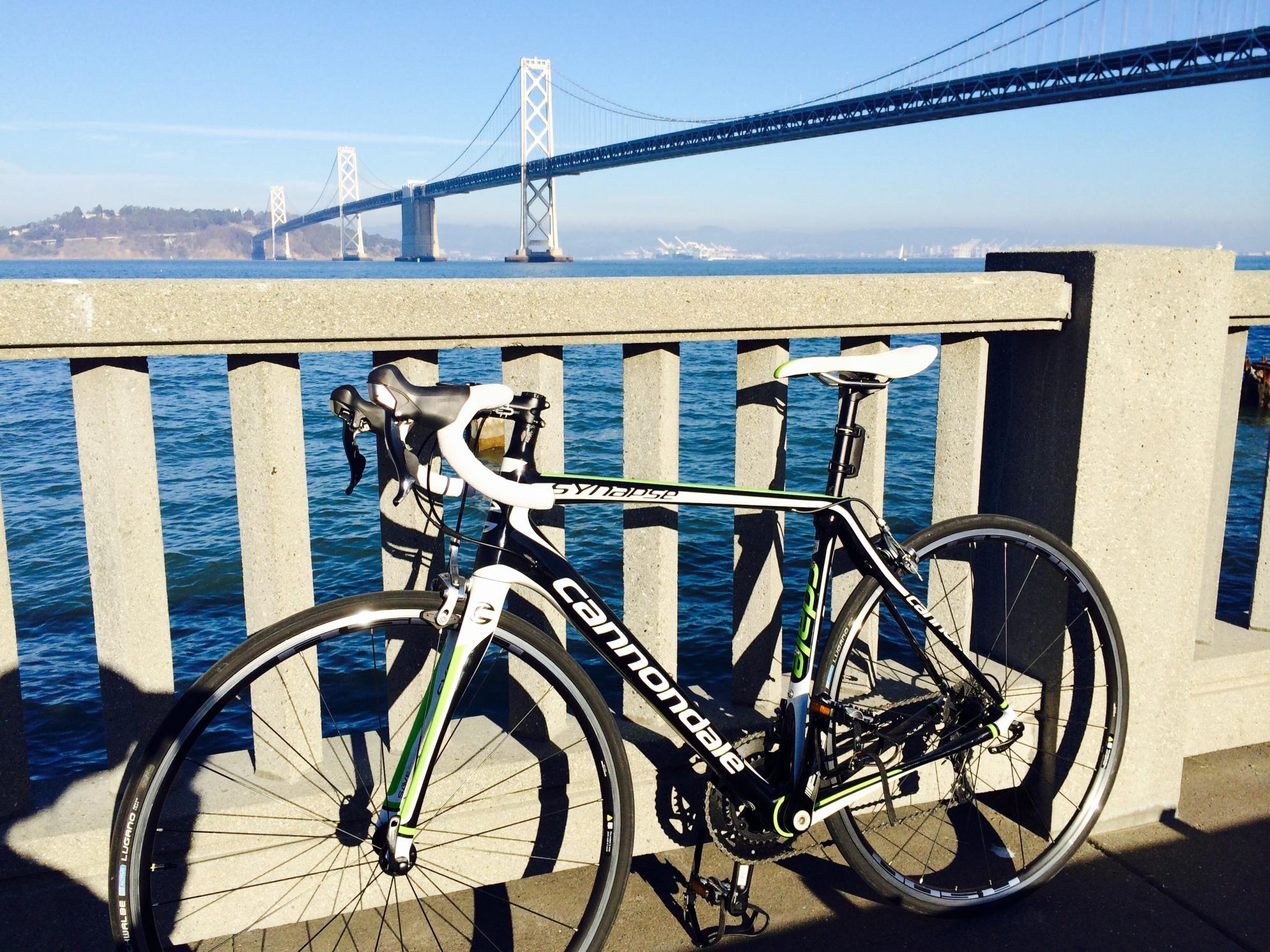 2014 Cannondale Carbon Synapse 105 6  Black, Green, and White