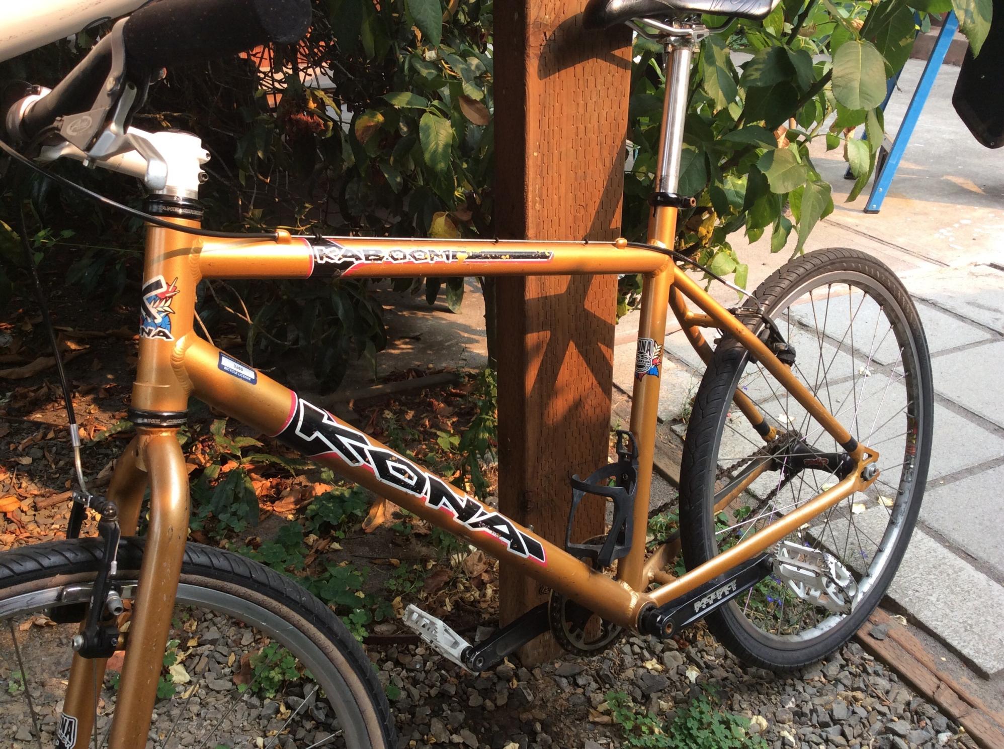 1999 Kona Kaboom Yellow or Gold