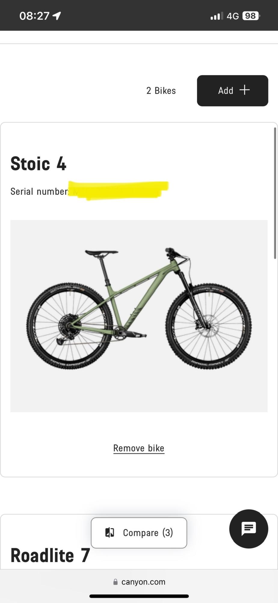 Canyon bicycles Stoic 4 Green